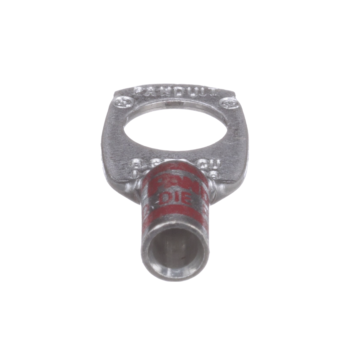 LCA8-38-L - Zapata de compresión LCA8-38-L, para cal. 8 Awg, Barreno para tornillo prisionero de 3/8, 1 Pz