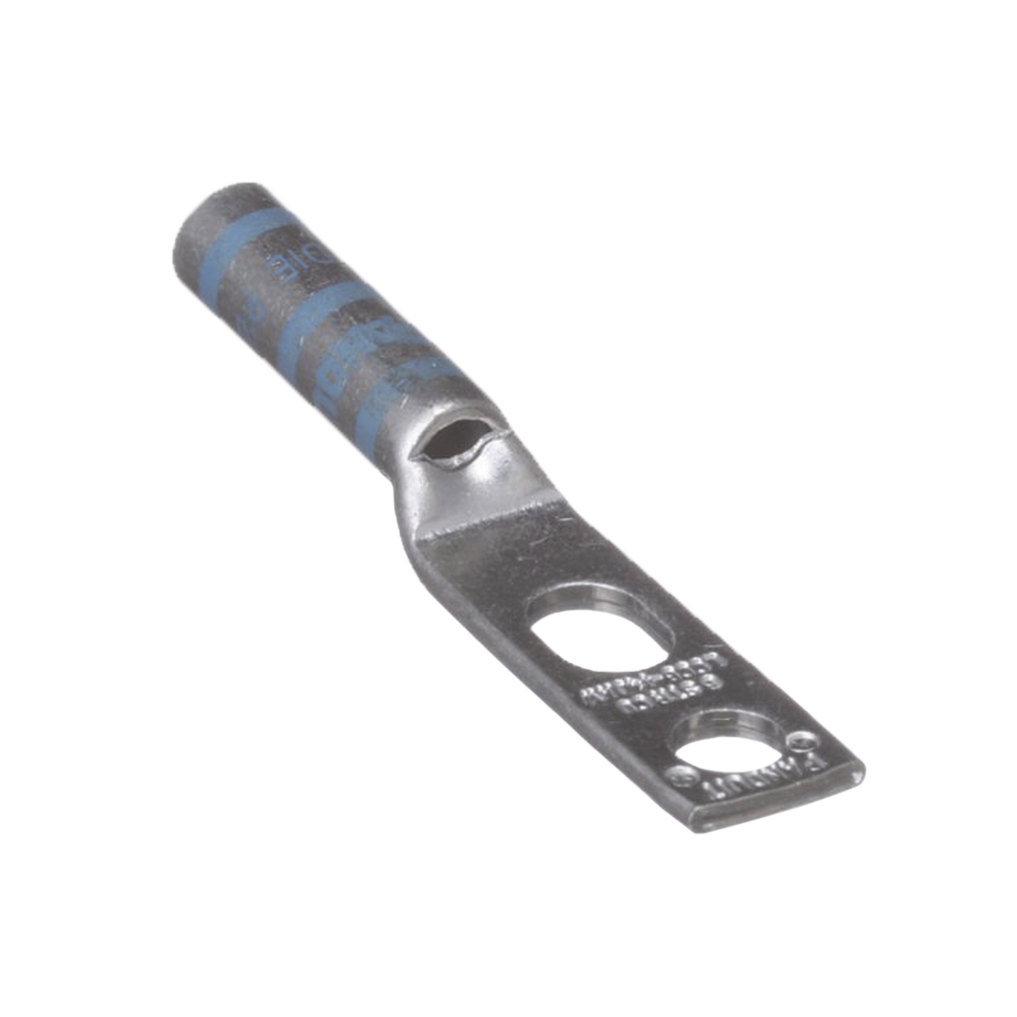 LCC6-14JAW-L - Zapata de compresión LCC6-14JAW-l para cal. 6 Awg, Doble barreno para tornillo prisionero de 1/4, 1 pz