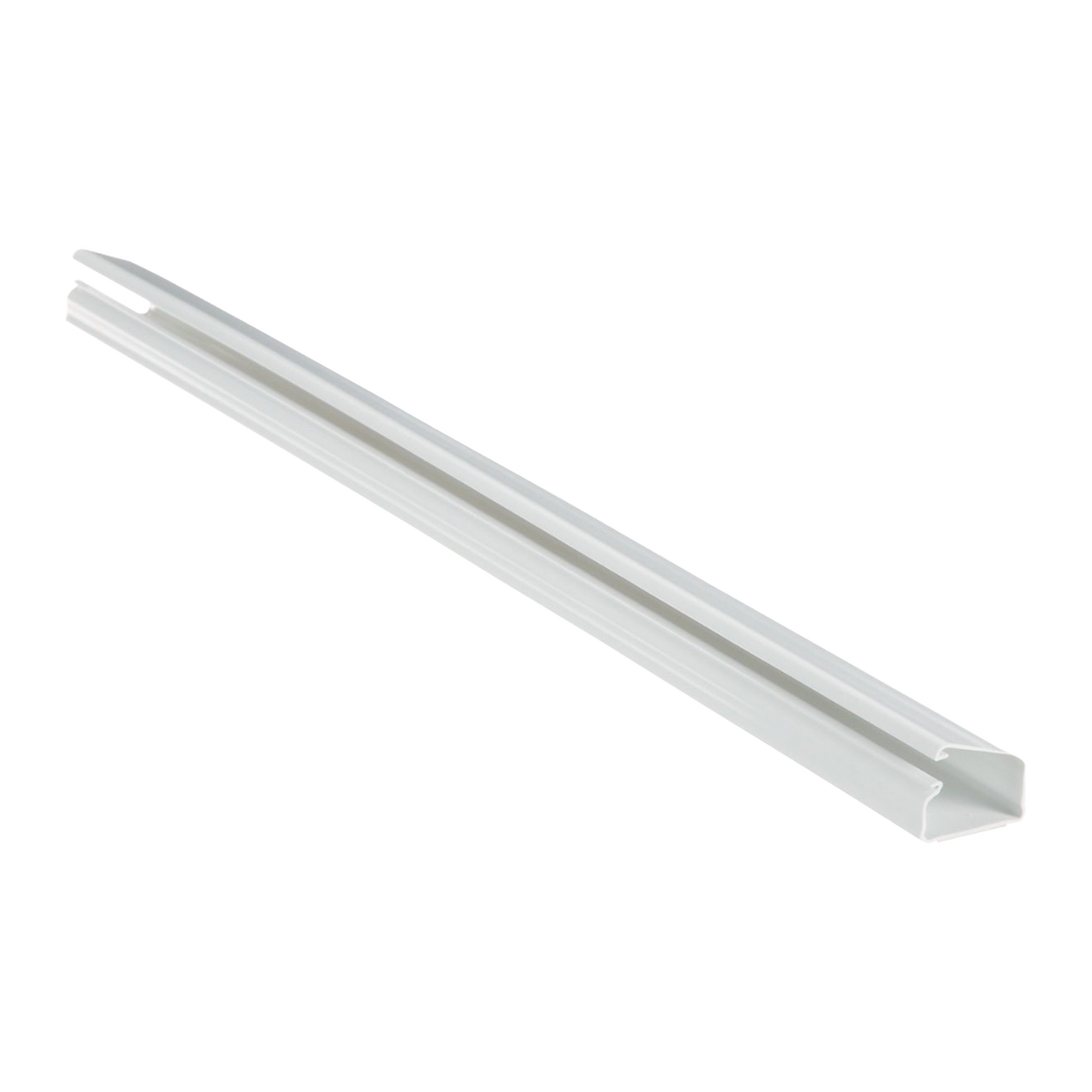LD10WH6-A - Canaleta LD10 de PVC rígido, con cinta adhesiva para instalación sin herramientas, de 38.4 x 24 x 1828.8 mm, Color Blanco