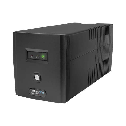 LP1000L UPS 1000VA/600 W Línea Interactiva 120Vca / 6 tomas 5-15R (4 Respaldadas) / Regulación de Voltaje / Protección RJ45