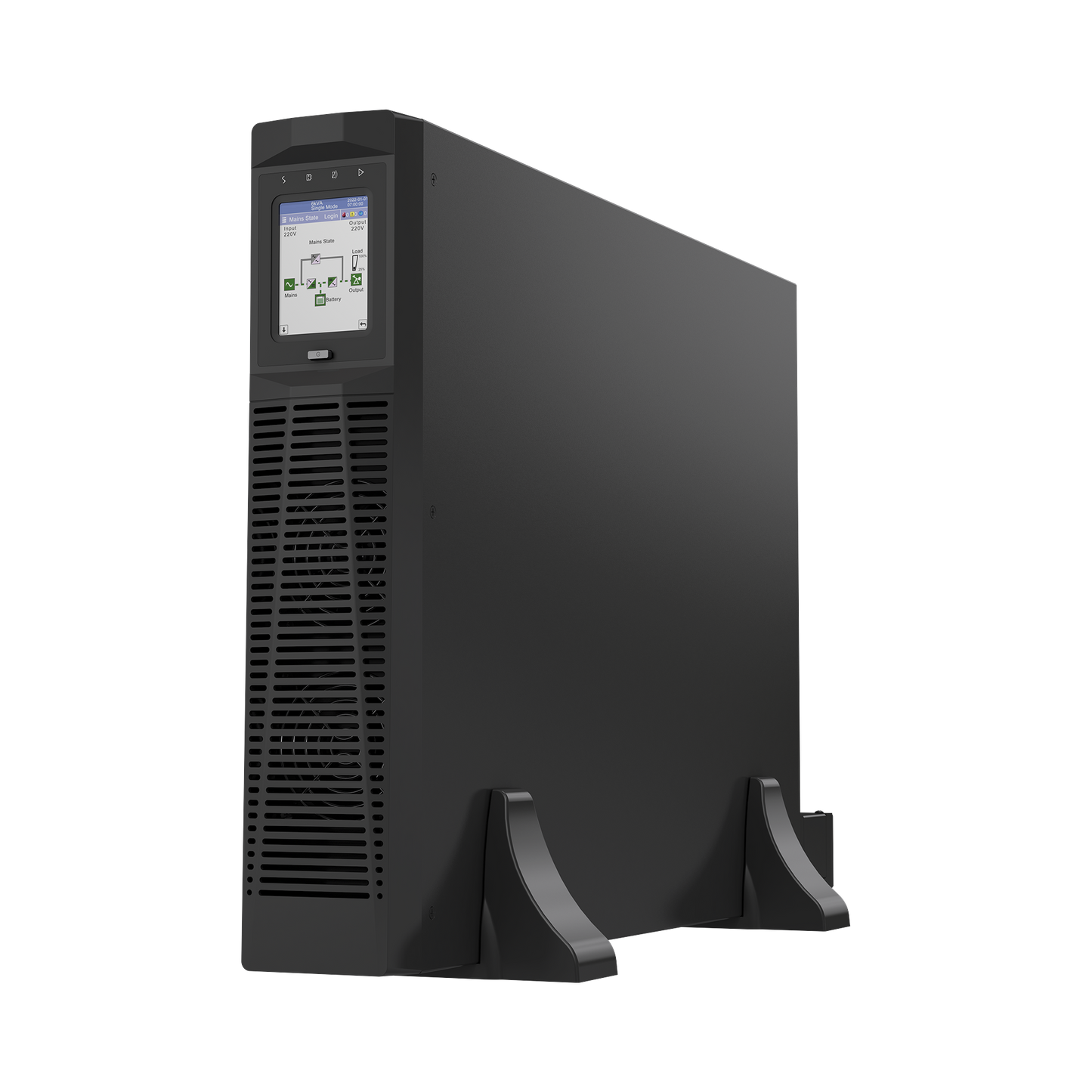 LP10KRT220 - UPS de 10 kVA, Online Doble Conversión, 200 - 240 Vac de Entrada, Fase Única, Sin Baterías con Kit de Cables de Conexión de Baterías
