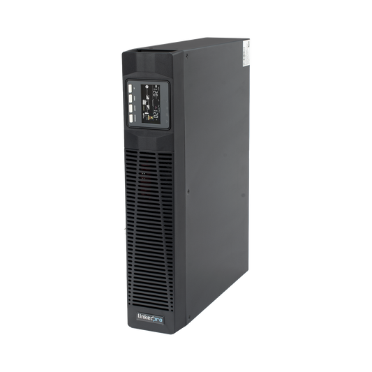 LP1KRT UPS de 1000VA/900W / Topología On-Line Doble Conversión / Entrada y Salida de 120 Vca / Clavija de Entrada NEMA 5-20P / Pantalla LCD Configurable / Formato Rack/Torre / 8 Salidas
