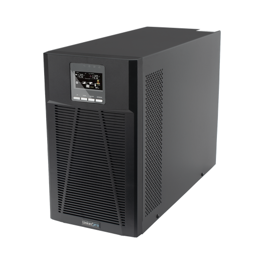 LP3KOLT UPS 3000VA / 2700W Online Doble Conversión /Pantalla LCD / 4 tomas 5-15R / Regulación de Voltaje / Protección RJ45