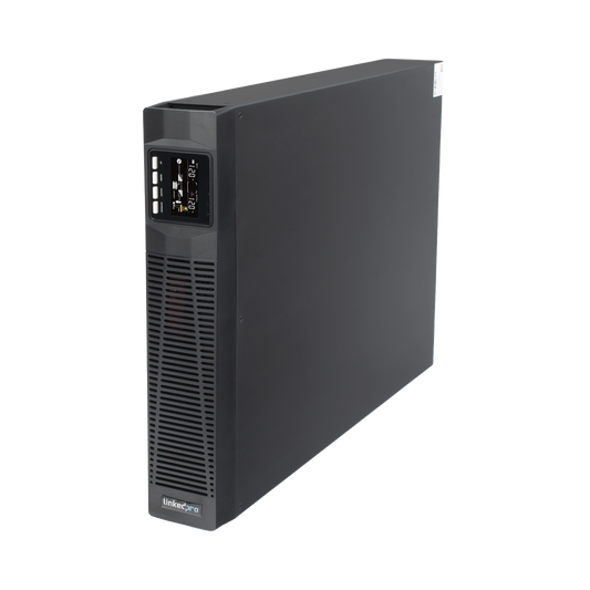 LP3KRT UPS de 3000VA/2700W / Topología On-Line Doble Conversión con Baterías Internas / Entrada y Salida de 120 Vca  / Pantalla LCD Configurable / Formato Rack o Torre / 8 Salidas