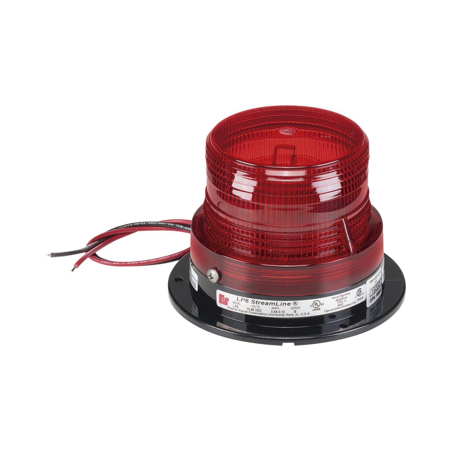 LP6-120-R - Estrobo Serie Streamline, Mini, 120 Vca, Rojo