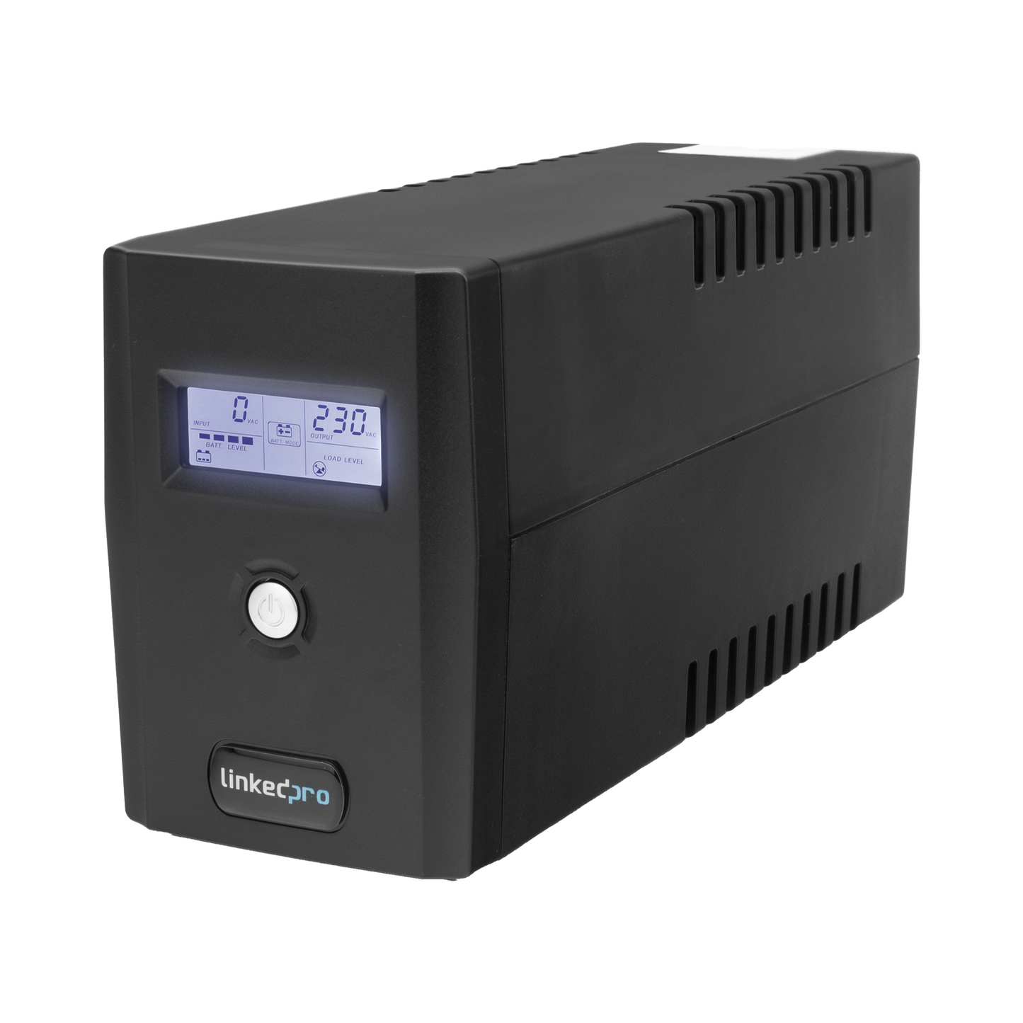 LP800LCD UPS 800VA/480 W Pantalla LCD / Línea Interactiva 120Vca / 6 tomas 5-15R (4 Respaldadas) / Regulación de Voltaje / Protección RJ45