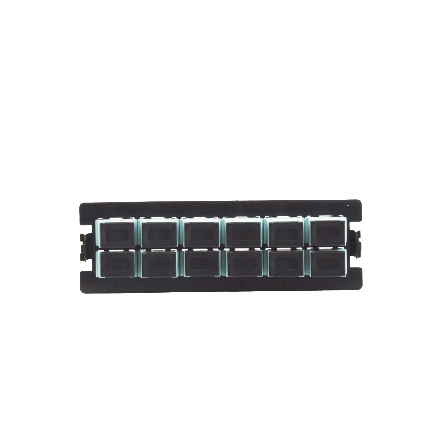 LP-FO-S12-MM - Placa Acopladora para Distribuidor de Fibra �ptica LP-ODF-8024, Incluye 12 Acopladores SC Simplex para Fibra Multimodo (12 Fibras)