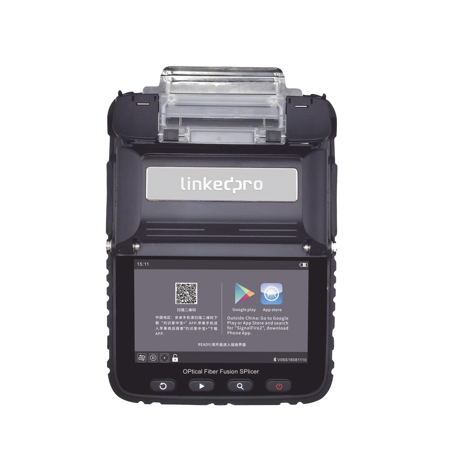 LP-FS-PRO-600 - Fusionadora de Fibra Óptica Multimodo y Monomodo / 6 Motores / Alineación por Núcleo