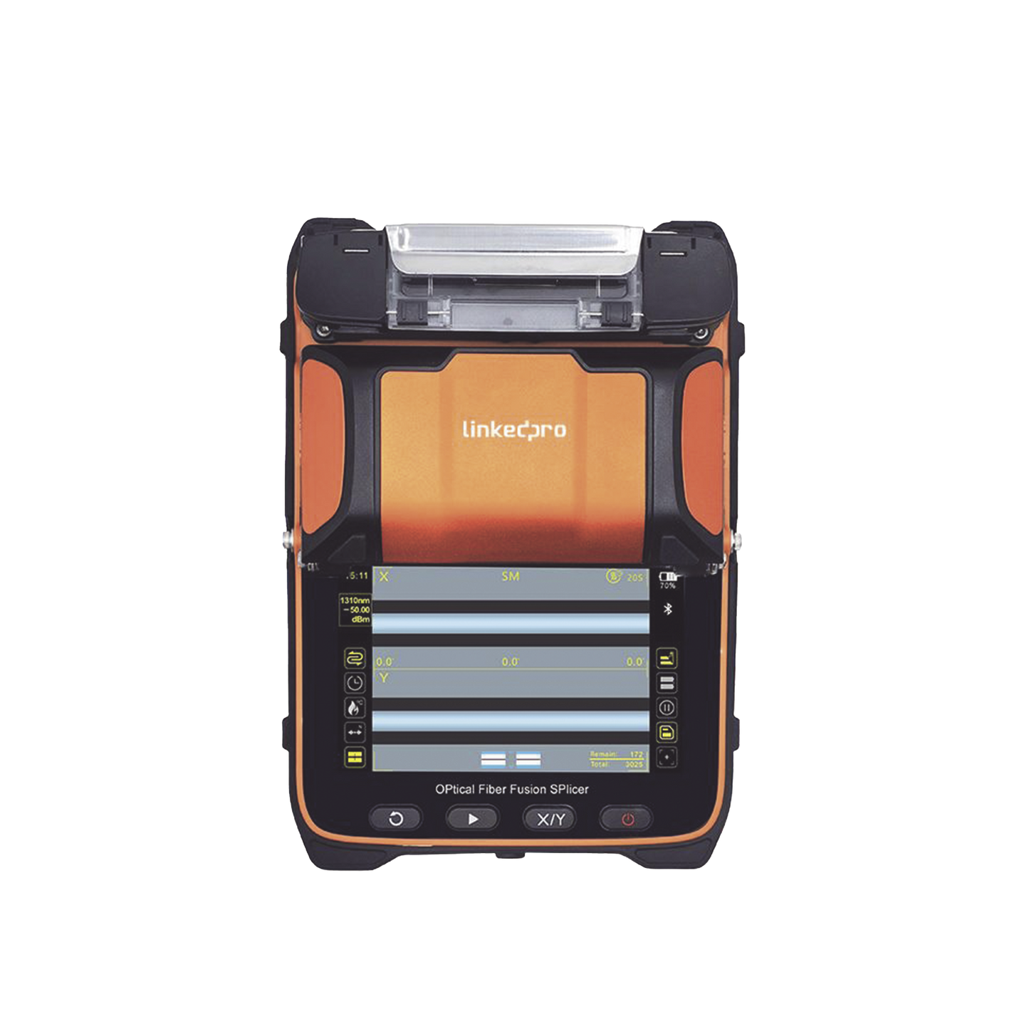 LP-FS-PRO-900 - Fusionadora de Fibra Óptica Multimodo y Monomodo / 6 Motores / Alineación por Núcleo / OPM + VFL / Capacitación Remota Gratuita