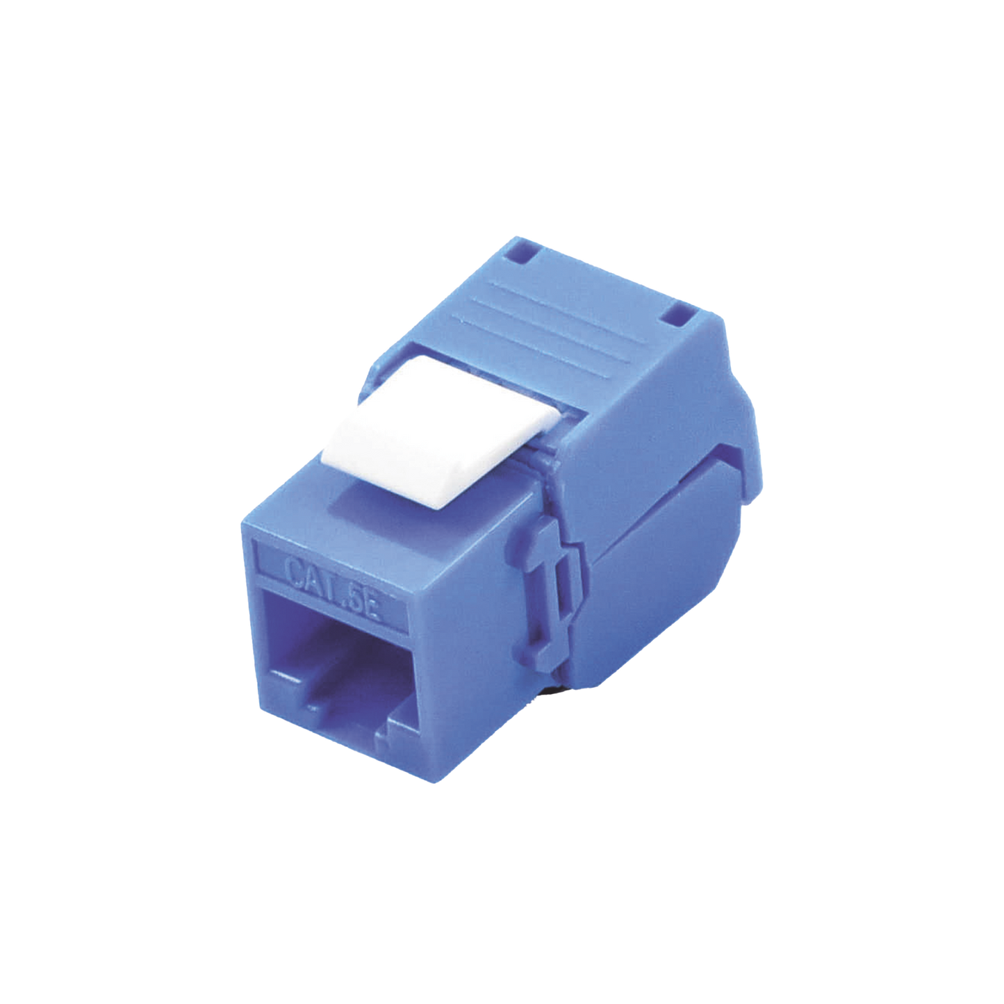 LP-KJ-516-TTBU - M�dulo Jack Keystone Cat5e (Toolless), con Terminaci�n en �ngulo 180 - Color Azul, Compatible con Faceplate y Patchpanel Linkedpro