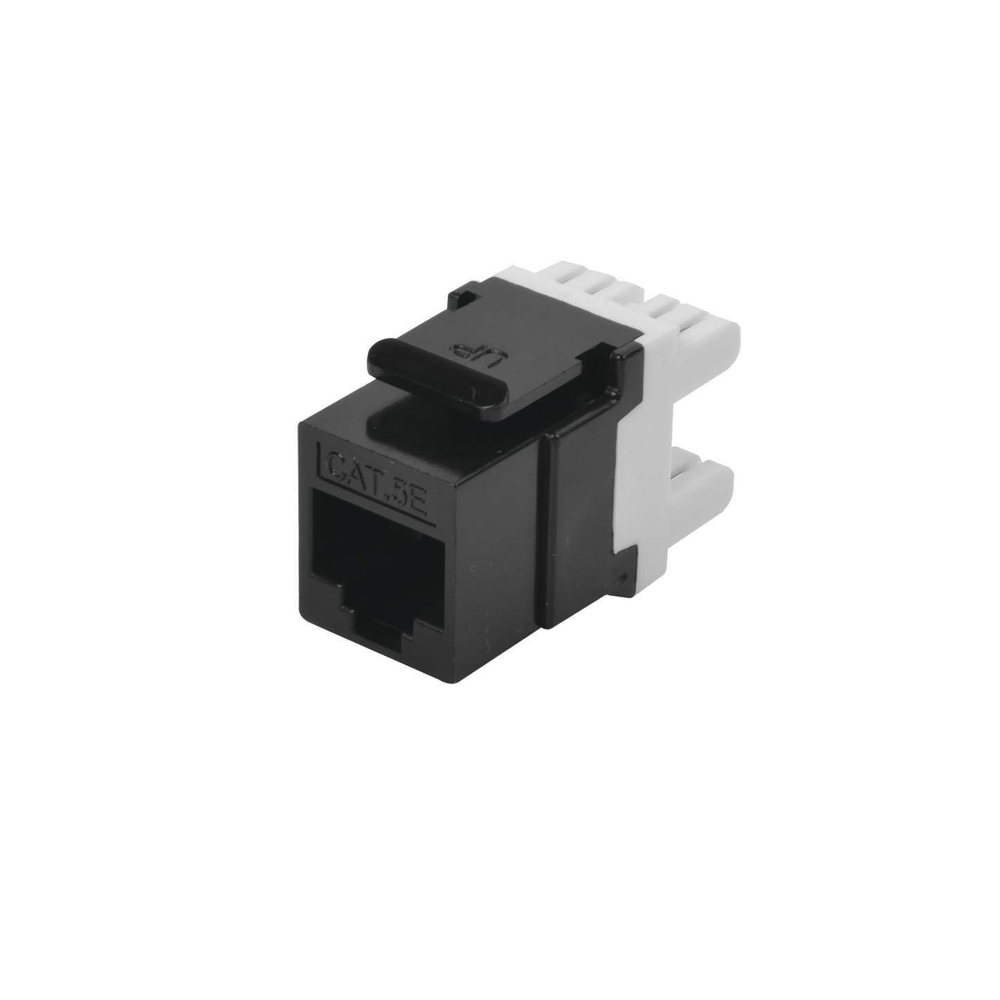 LP-KJ-549-BK - M�dulo Jack Keystone Cat5e con Terminaci�n en �ngulo 180 - Color Negro
