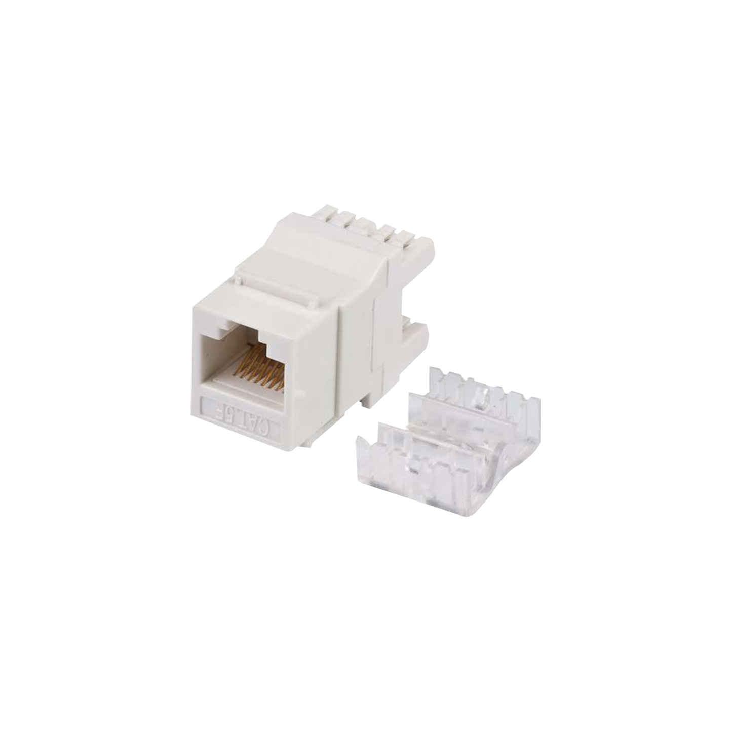 LP-KJ-549-WH - M�dulo Jack Keystone Cat5e con Terminaci�n en �ngulo 180 - Color Blanco