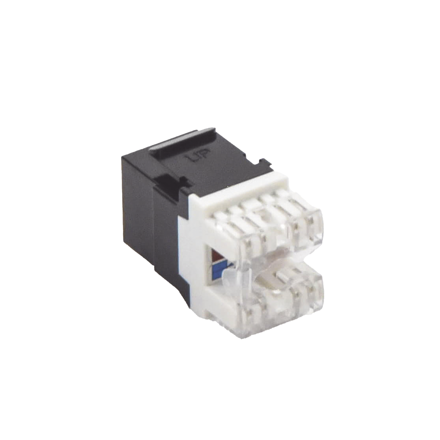 LP-KJ-649-BK - M�dulo Jack Keystone Cat6 con Terminaci�n en �ngulo 180 - Color Negro
