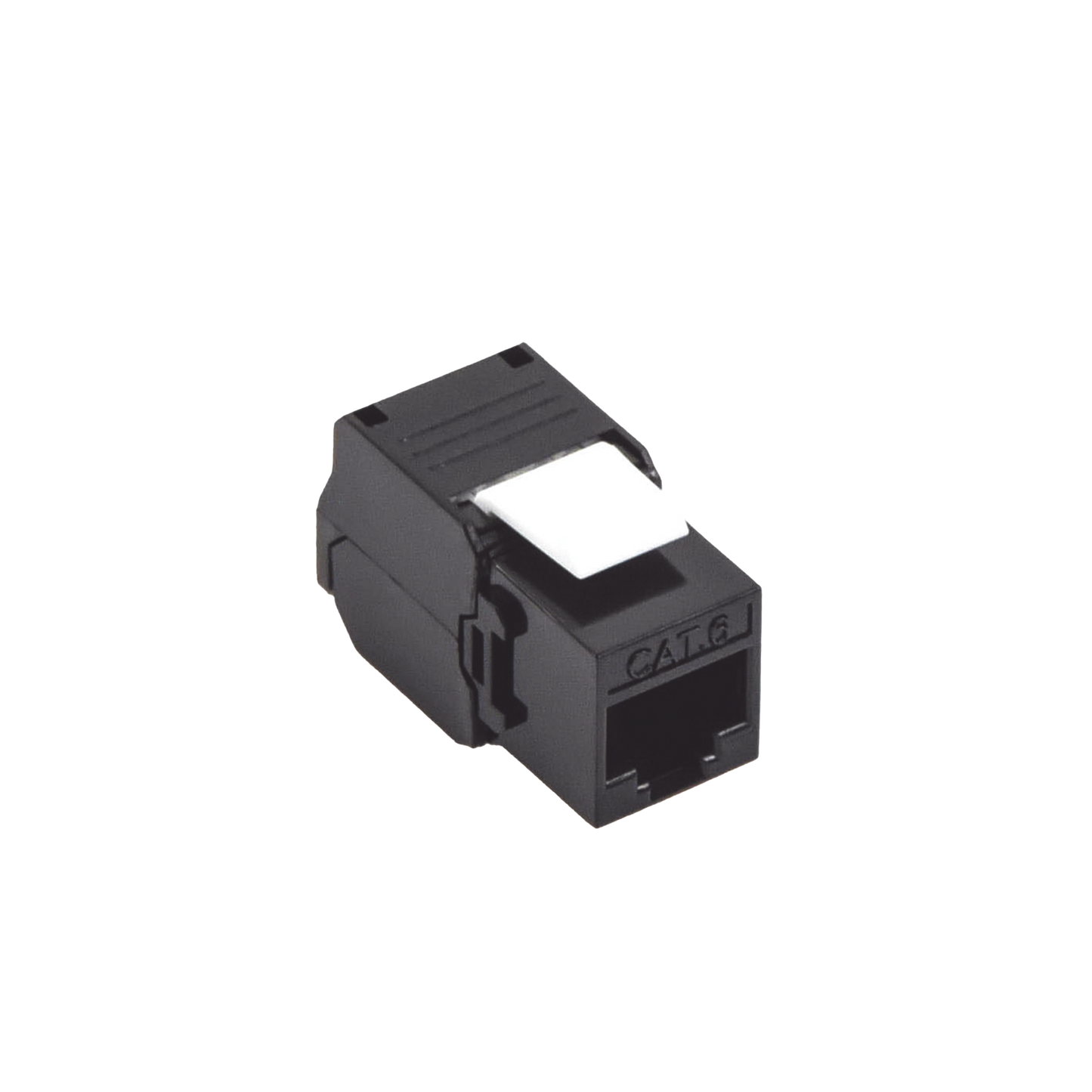 LP-KJ-6A-TTBK - M�dulo Jack Keystone Cat6A (Toolless), con Terminaci�n en �ngulo 180 - Color Negro, Compatible con Faceplate y Patchpanel Linkedpro