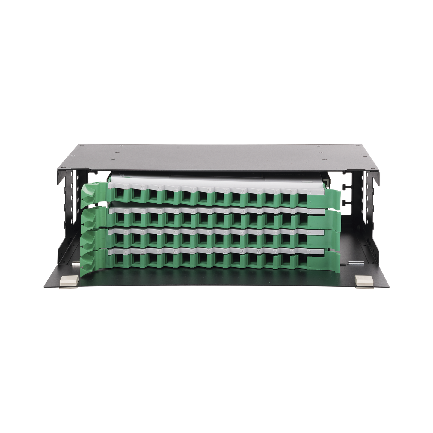 LP-ODF-8048 - Distribuidor de Fibra �ptica con Bandejas Deslizables, Vac�o, 19 Pulgadas (48.26 cm), Acepta 48 Adaptadores LC Duplex o LC Simplex o 48 SC Simplex, 3U