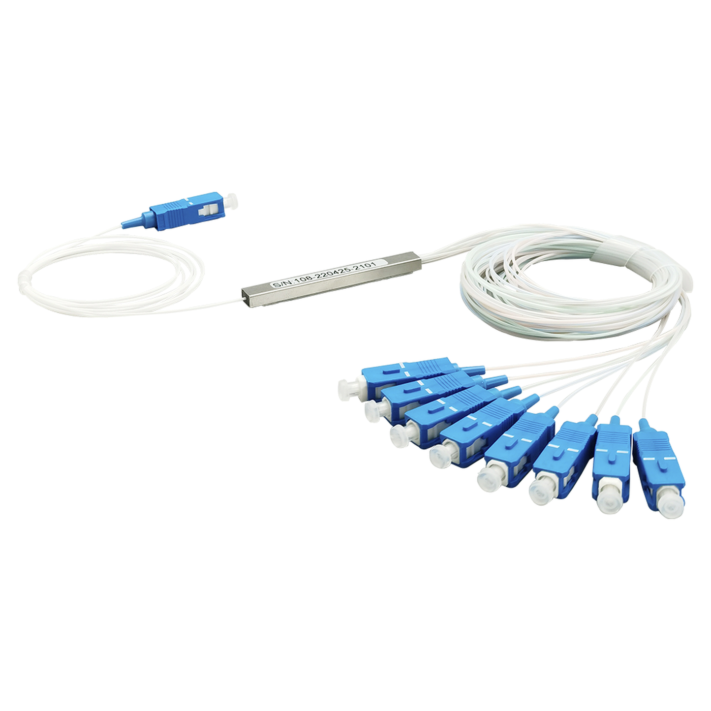LP-PLC-1X8UPC - Splitter (Divisor Óptico) tipo PLC, de 1x8, conectores SC/UPC