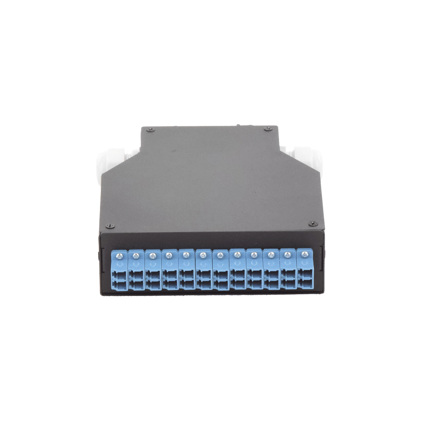 LP-RDLCUSM - Distribuidor de Fibra �ptica Para Riel Din, 12 Acopladores LC/UPC Duplex Monomodo con Charola de Empalme