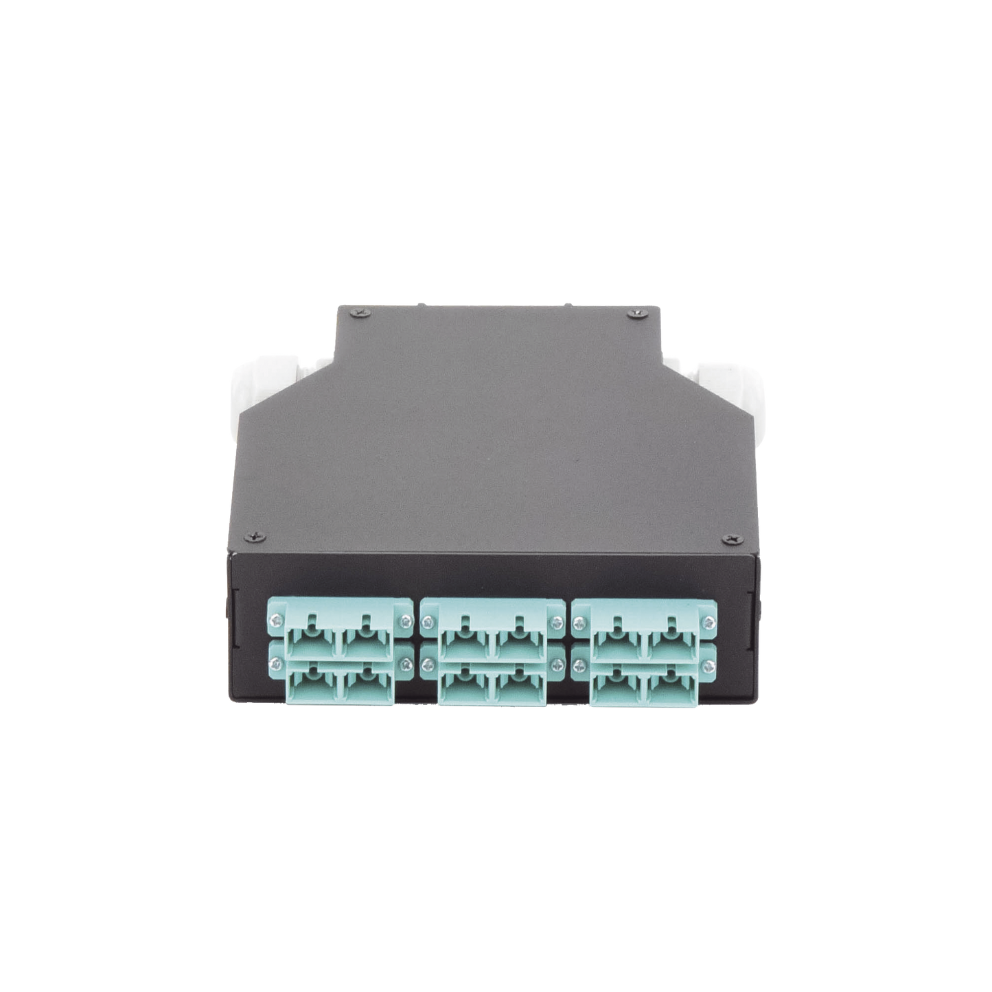 LP-RDSCUMM - Distribuidor de Fibra �ptica para Riel Din, 6 Acopladores SC/UPC Multimodo con Charola de Empalme