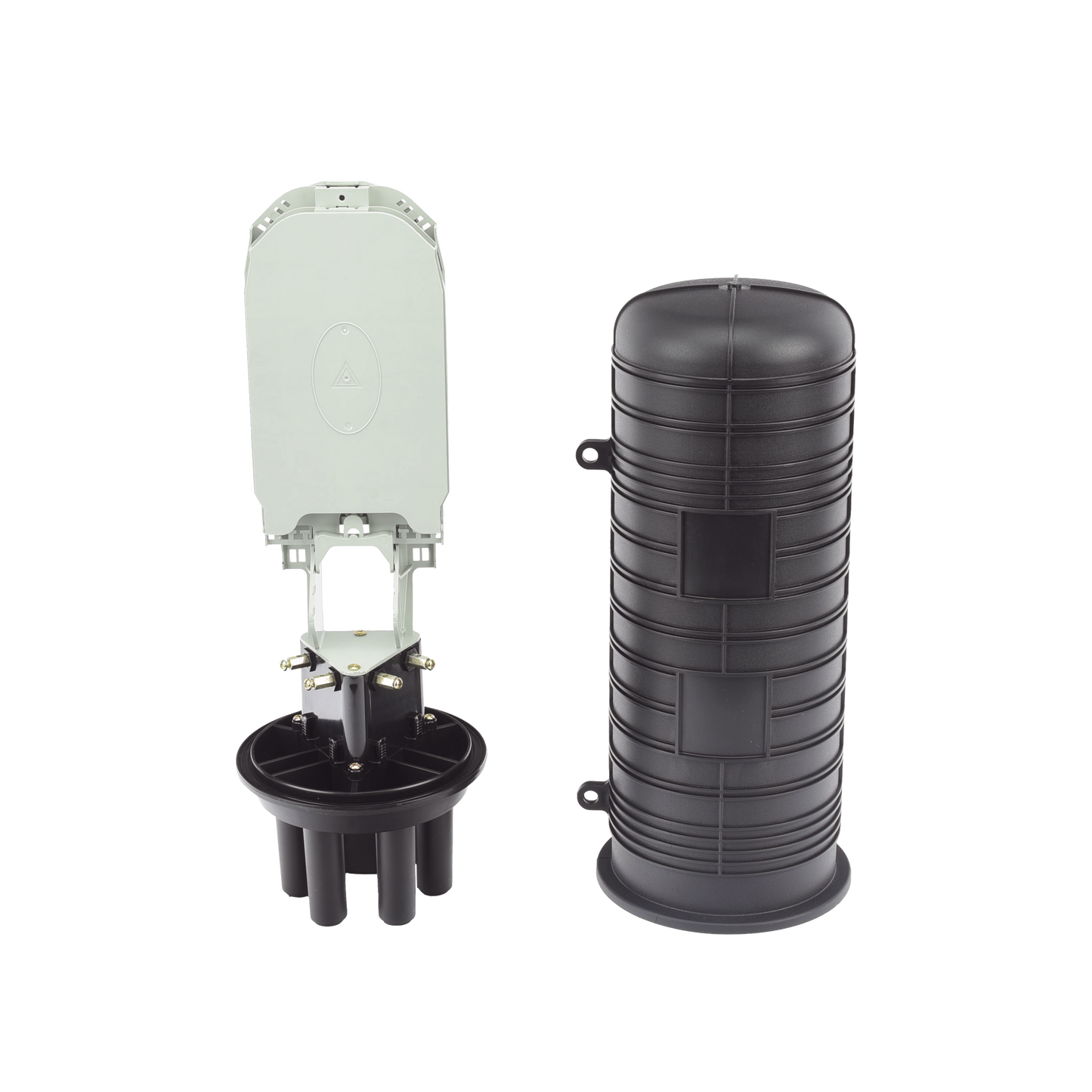 LP-SCV-48 - Caja de Distribuci�n de Fibra �ptica Vertical Tipo Domo, 48 Empalmes (Expandible Hasta 96 Empalmes con Charola LP-SCV-48-ST), Exterior, IP68
