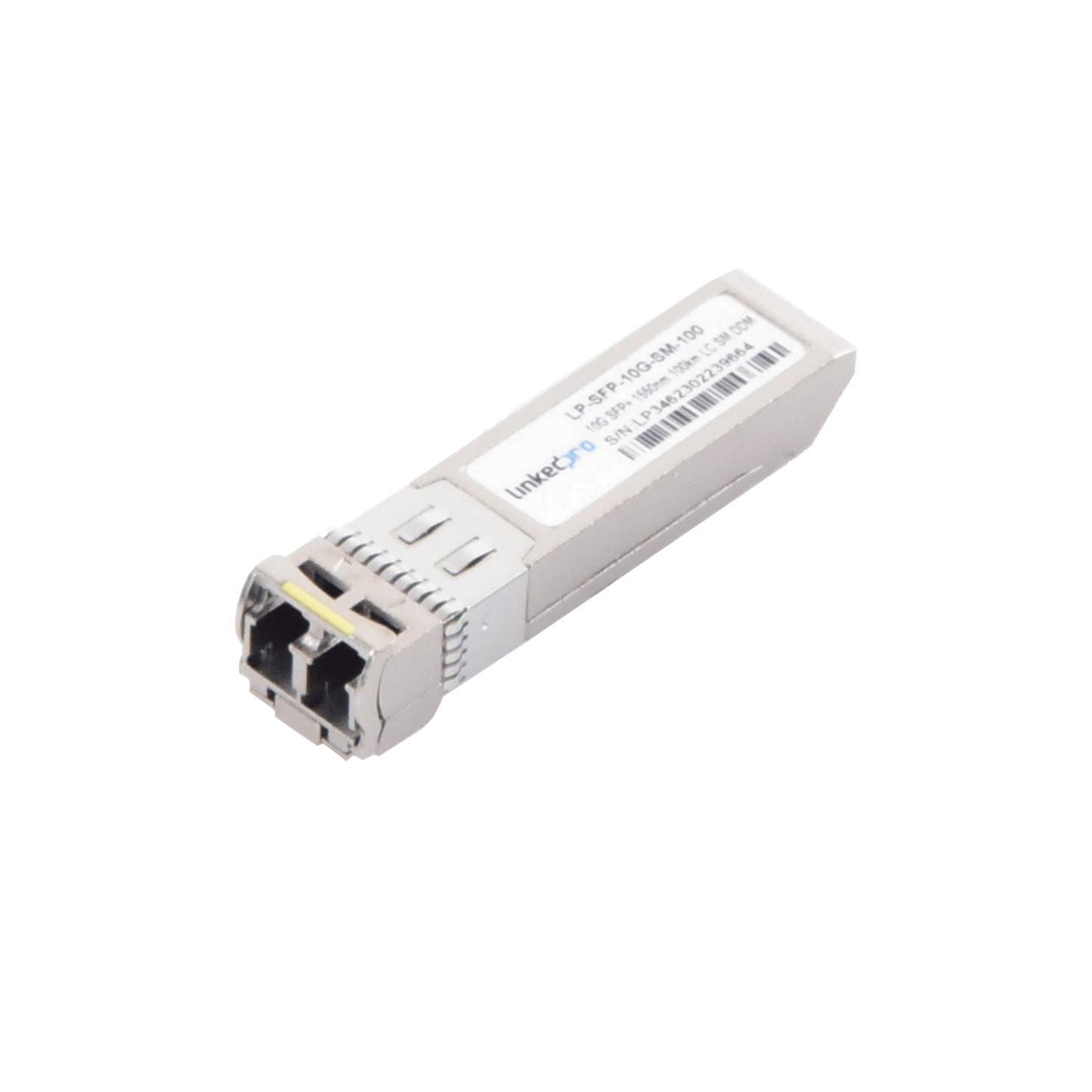 LP-SFP-10G-SM-100 - Transceptor Óptico SFP+ (Mini-Gbic) / Monomodo 1550 nm / 10 Gbps / 10GBASE-ZR / Conectores LC/UPC Dúplex / DDM / Hasta 100 km