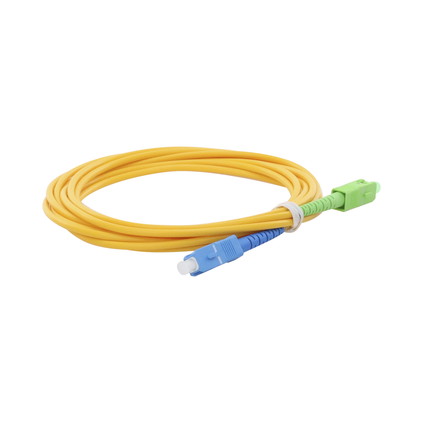 LPSM3SCUSCAS3 - Jumper de Fibra �ptica Monomodo SC/UPC-SC/APC Simplex, Color Amarillo, 3 Metros (9.84 Pies), 3 mm