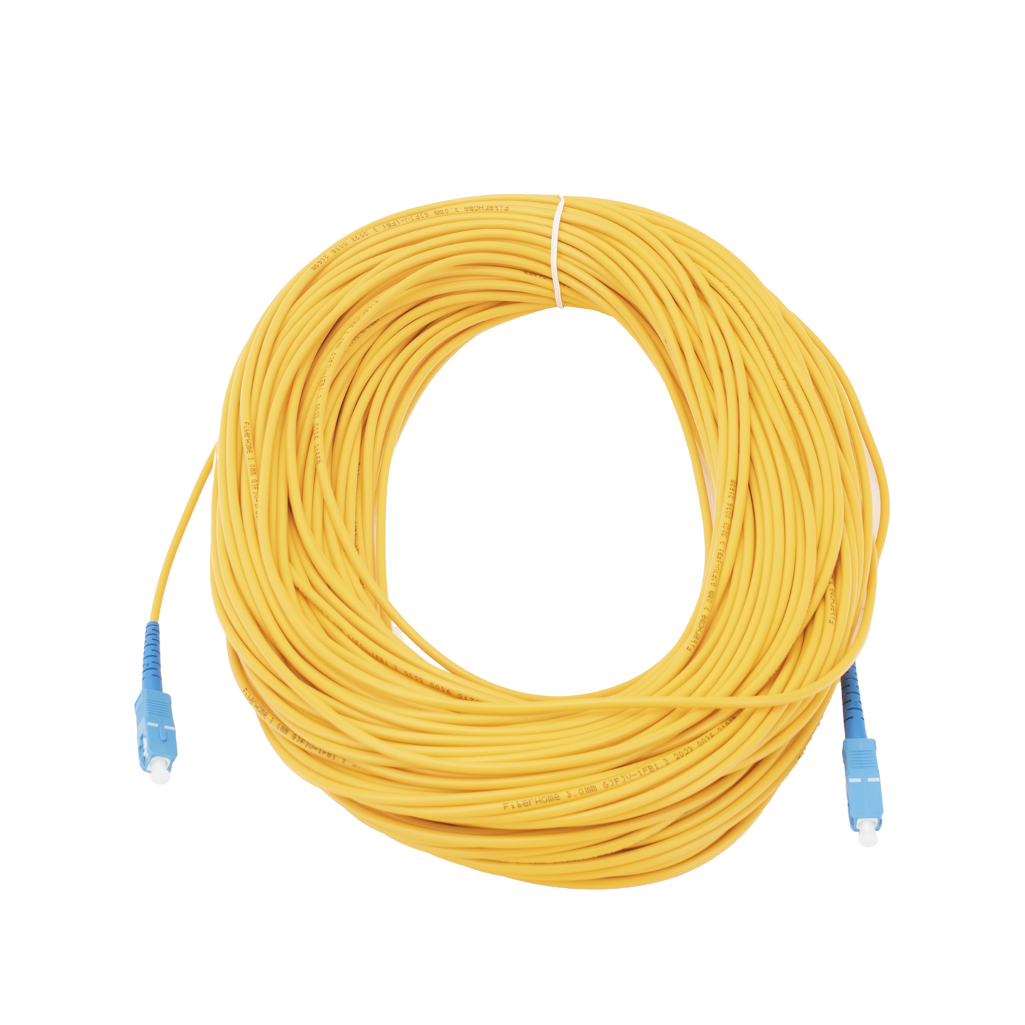 LPSM3SCUSCUS60 - Jumper de Fibra �ptica Monomodo SC/UPC-SC/UPC Simplex de 60 Metros (196.85 Pies), 3mm