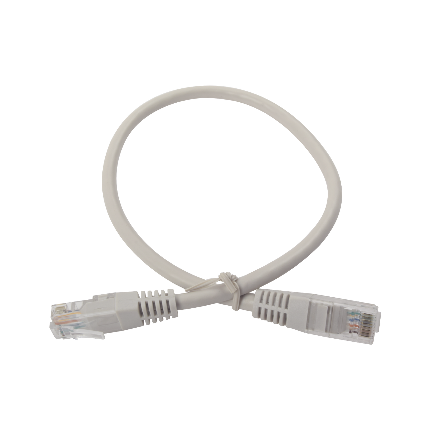 LPUT6040CS - Cable de Parcheo UTP Cruzado Cat6 0.4 Metros (1.31 Pies) - Gris