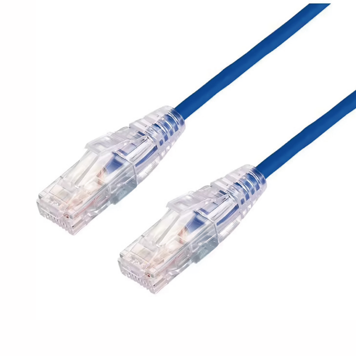 LP-UT6A-05-BU28 - Cable de Parcheo Slim UTP Cat6A - 0.5 Metros (1.64 Pies) Azul, Di�metro Reducido (28 AWG)
