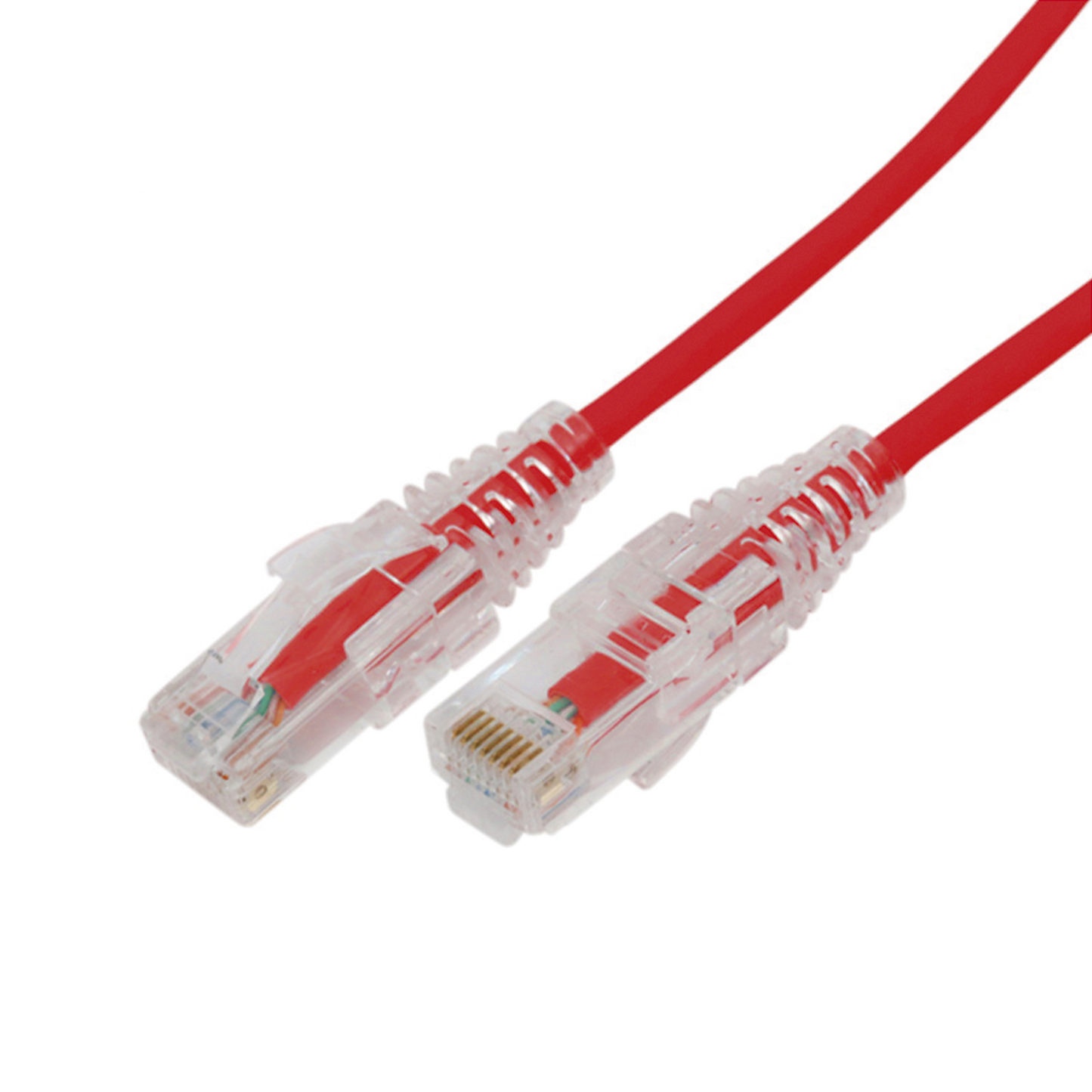 LP-UT6A-700-RD28 - Cable de Parcheo Slim UTP Cat6A - 7 Metros (22.97 Pies) Rojo, Di�metro Reducido (28 AWG)
