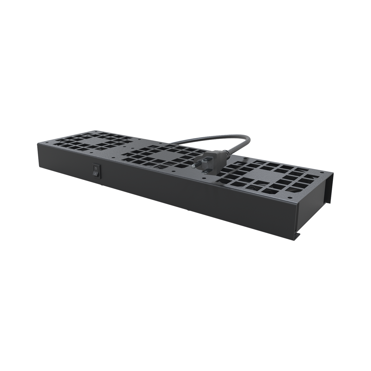 LP-VENT-03 Kit de 3 Ventiladores 110 Vca (12 x 12 cm) con Clavija para Gabinete de Piso