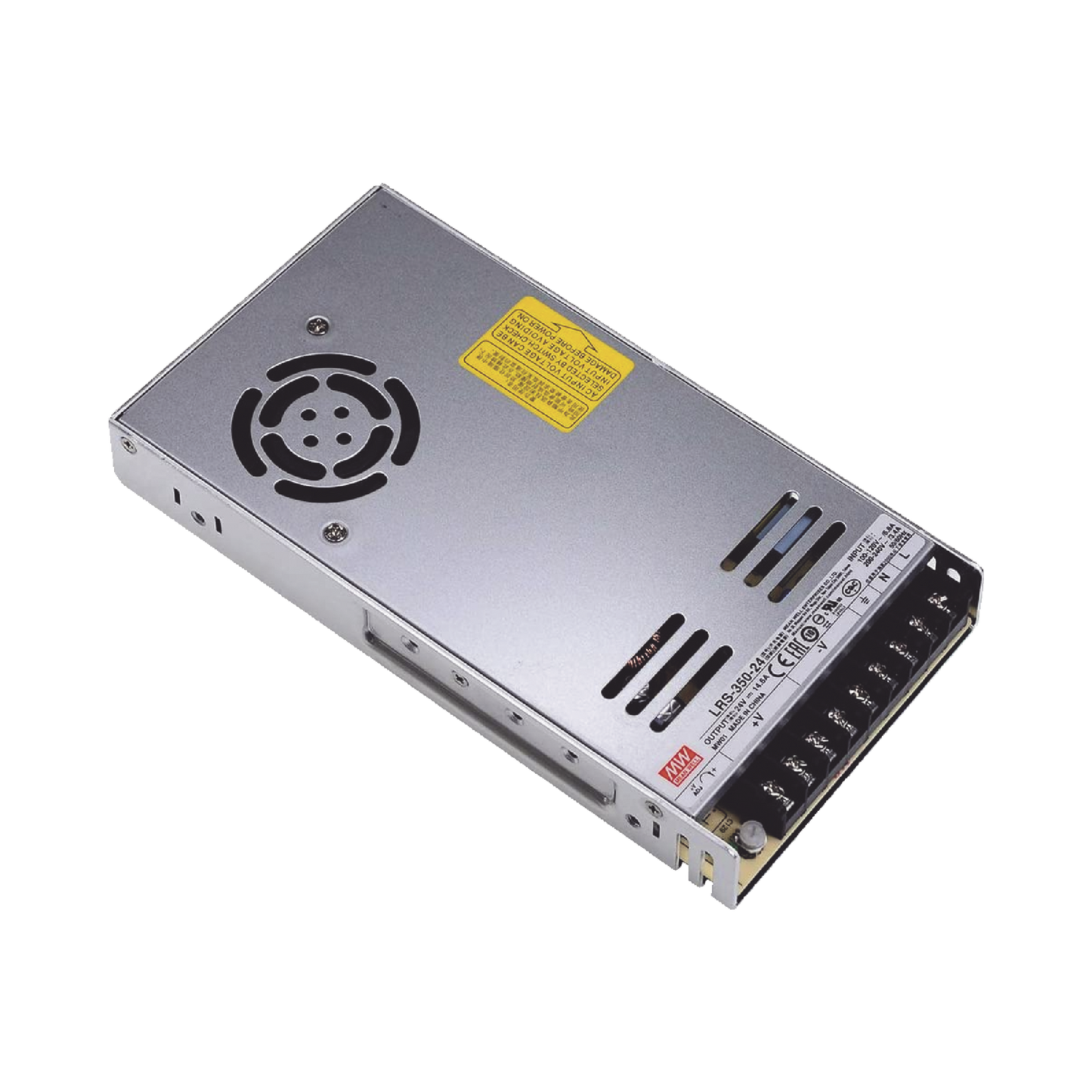 LRS35024 - Fuente de Poder Industrial Conmutada 350W de Potencia, 24Vcc, 14.6A