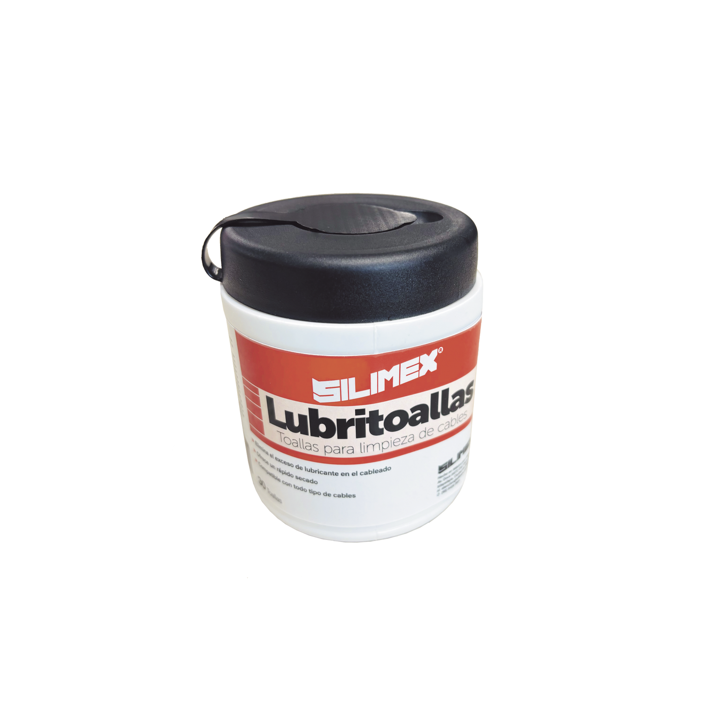 LUBRITOALLAS30 - Lubritoallas para Cables / Elimina el Exceso de Lubricante en Jalado por Tuber�as / Toallitas H�medas con Doble Textura / Limpieza R�pida y Segura / Compatibles con Todo Tipo de Cableado / Presentaci�n de 30 Piezas