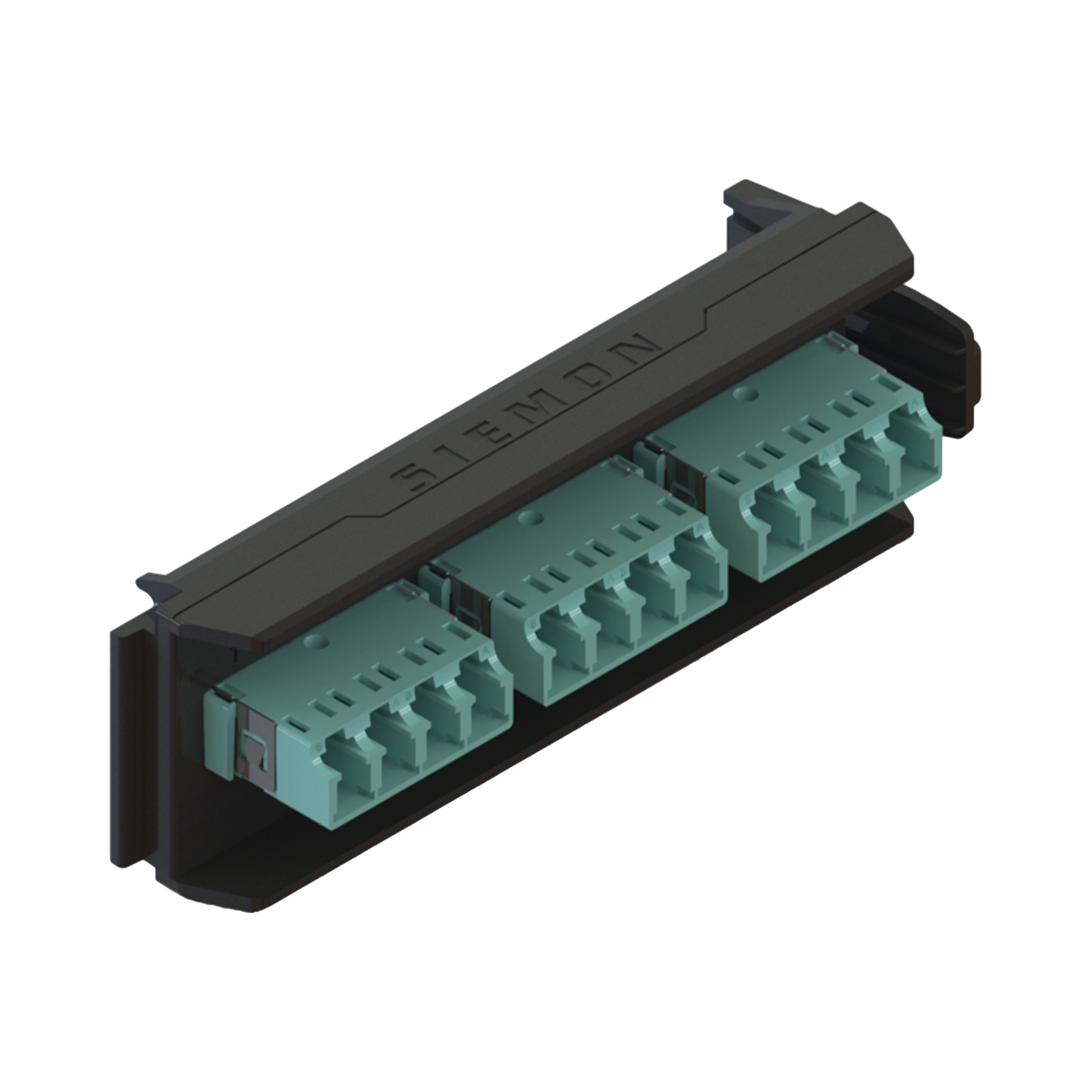 LVA12-LCQ-BC-A - Placa Acopladora LightVerse, 6 Conectores D�plex LC/UPC, Acepta hasta 12 Fibras Multimodo OM3 y OM4 (No Shuttered)