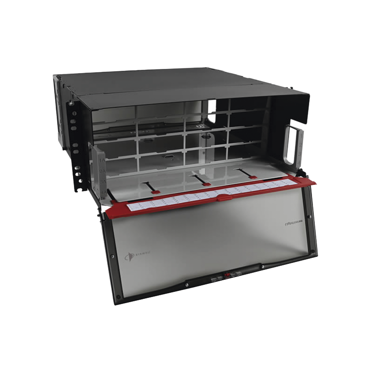 LVE-4U-MD-P01A - Distribuidor de Fibra �ptica de Alta Densidad LigthVerse *Pro* Para Rack de 48.26 cm (19 Pulgadas), Acepta 16 Placas Plug and Play, Hasta 384 Fibras, 4 UR
