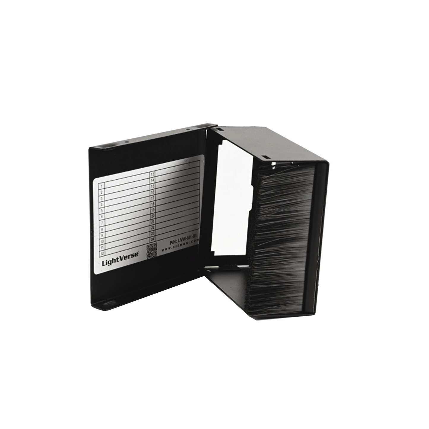 LVW-M1-01 - FIBER, ENCLOSURE, LIGHTVERSE, WALL MOUNT, FIXED ACCESS, 1 OPENING, BLACK