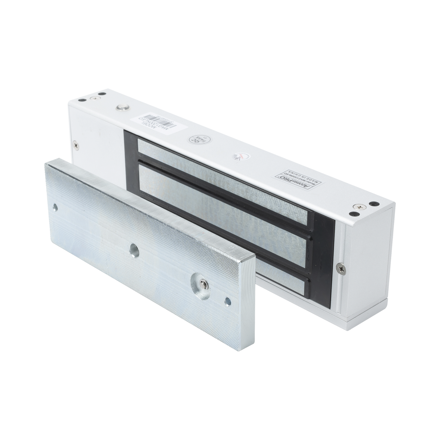 MAG1200NLED - Chapa magnética de 1200 lbs / Sensor de la placa / Uso en Interior/ LED indicador ultrabrillante