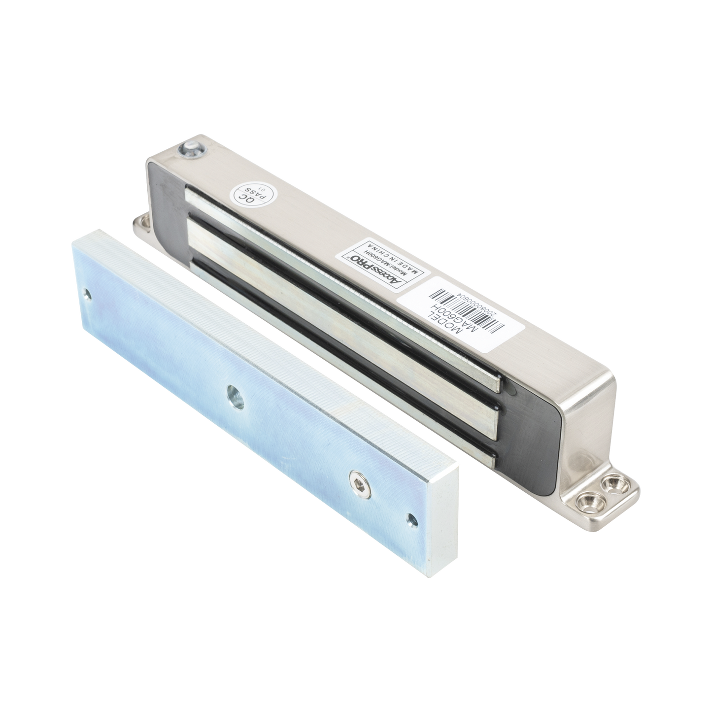 MAG350H - Chapa magnética 350LBs de montaje superficial para exterior IP68