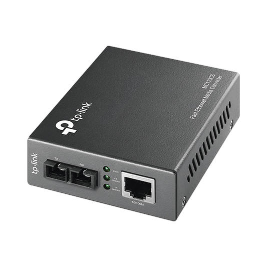 MC110CS Convertidor Fibra Óptica Monomodo /  1 Puerto RJ45 10/100 Mbps / Puerto Fibra Óptica SC 100 Mbps / Hasta 20 kilometros / Plug and Play