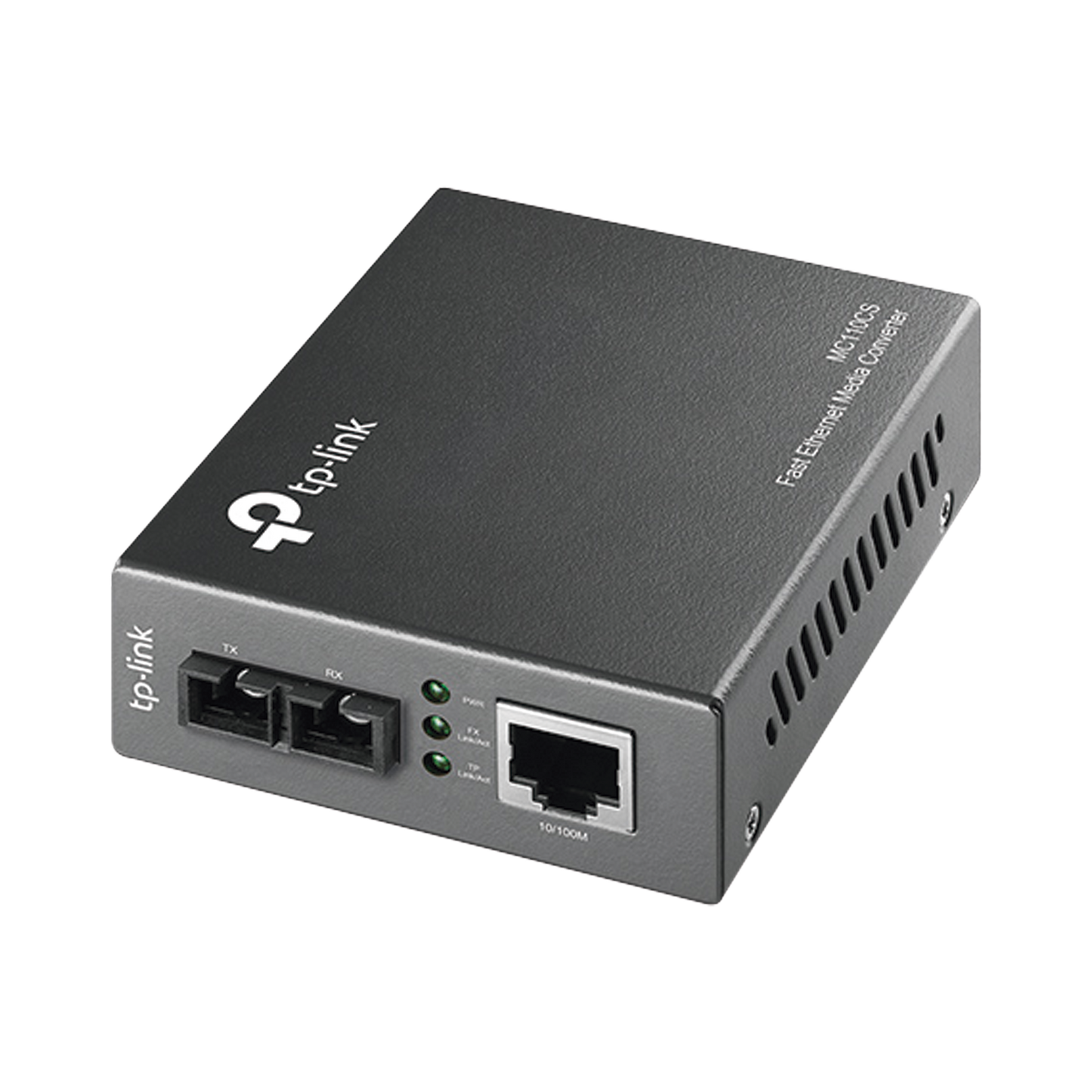 MC110CS - Convertidor Fibra Óptica Monomodo / 1 Puerto RJ45 10/100 Mbps / Puerto Fibra Óptica SC 100 Mbps / Hasta 20 kilometros / Plug and Play