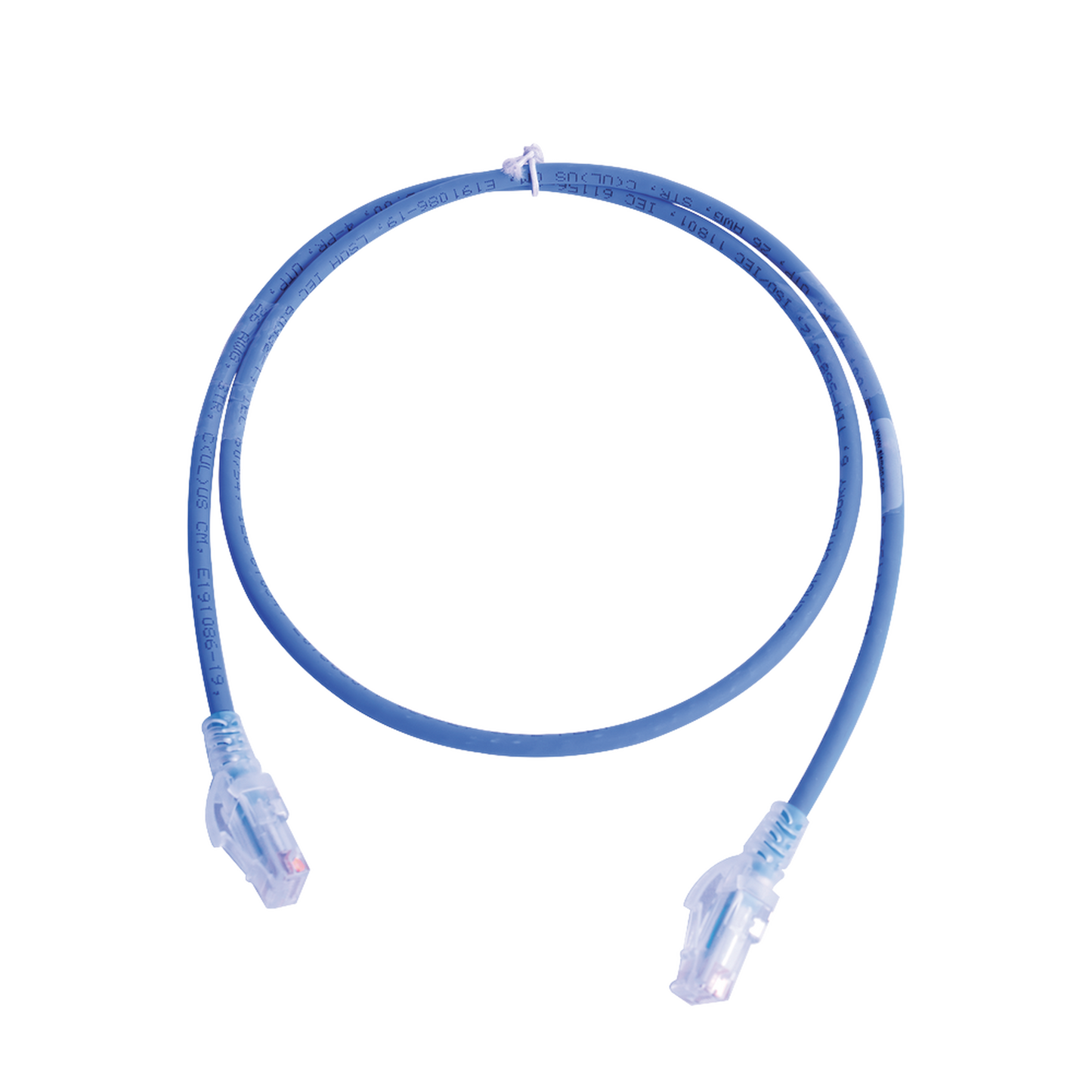 MC5-03-06B - Patch Cord MC5 Modular Cat5e UTP, CM/LS0H, 0.91 Metros (3 Pies), Color Azul, Versi�n Bulk (Sin Empaque Individual)