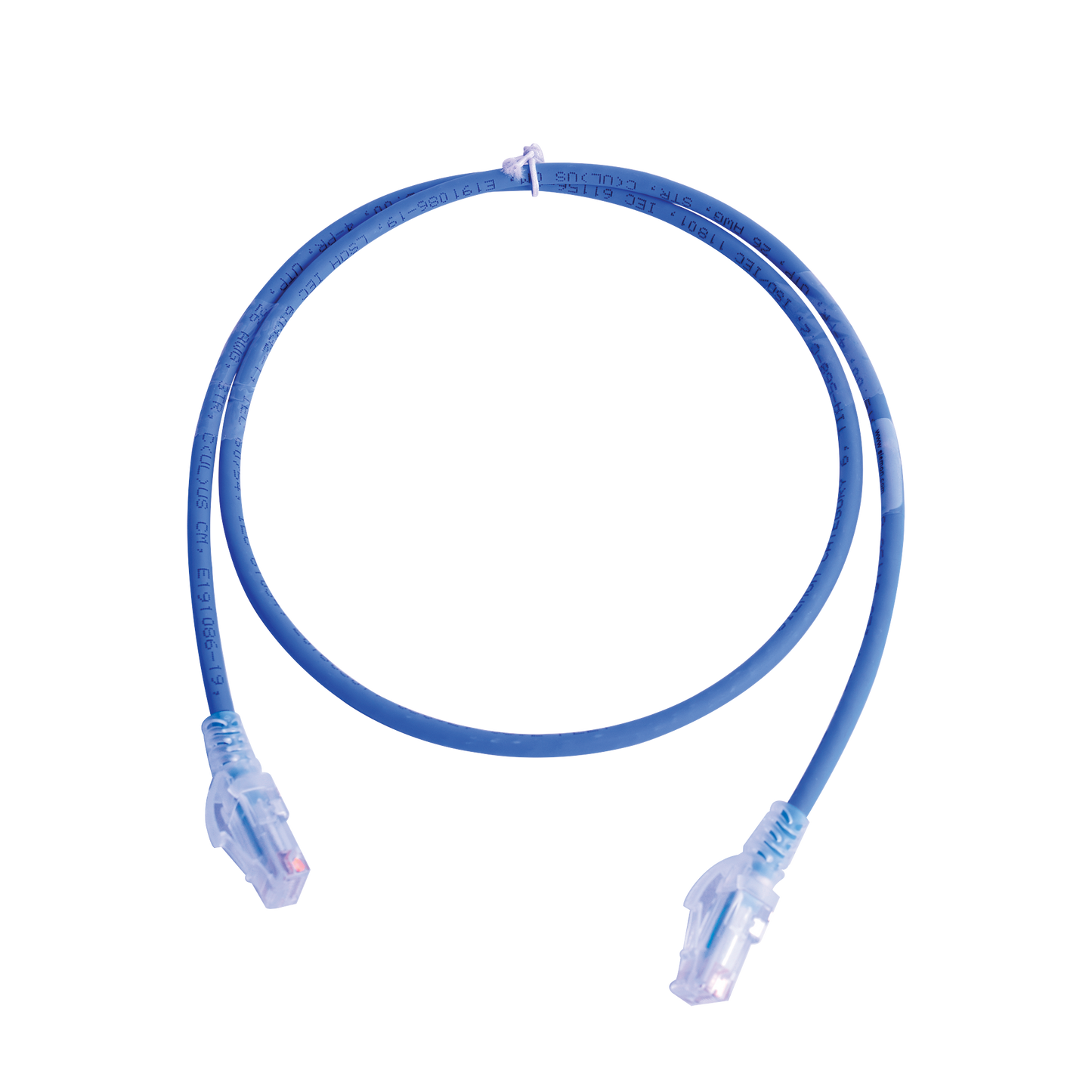 MC6-03-06B - Patch Cord MC6 Modular Cat6 UTP, CM/LS0H, 0.91 Metros (3 Pies), Color Azul, Versi�n Bulk (Sin Empaque Individual)