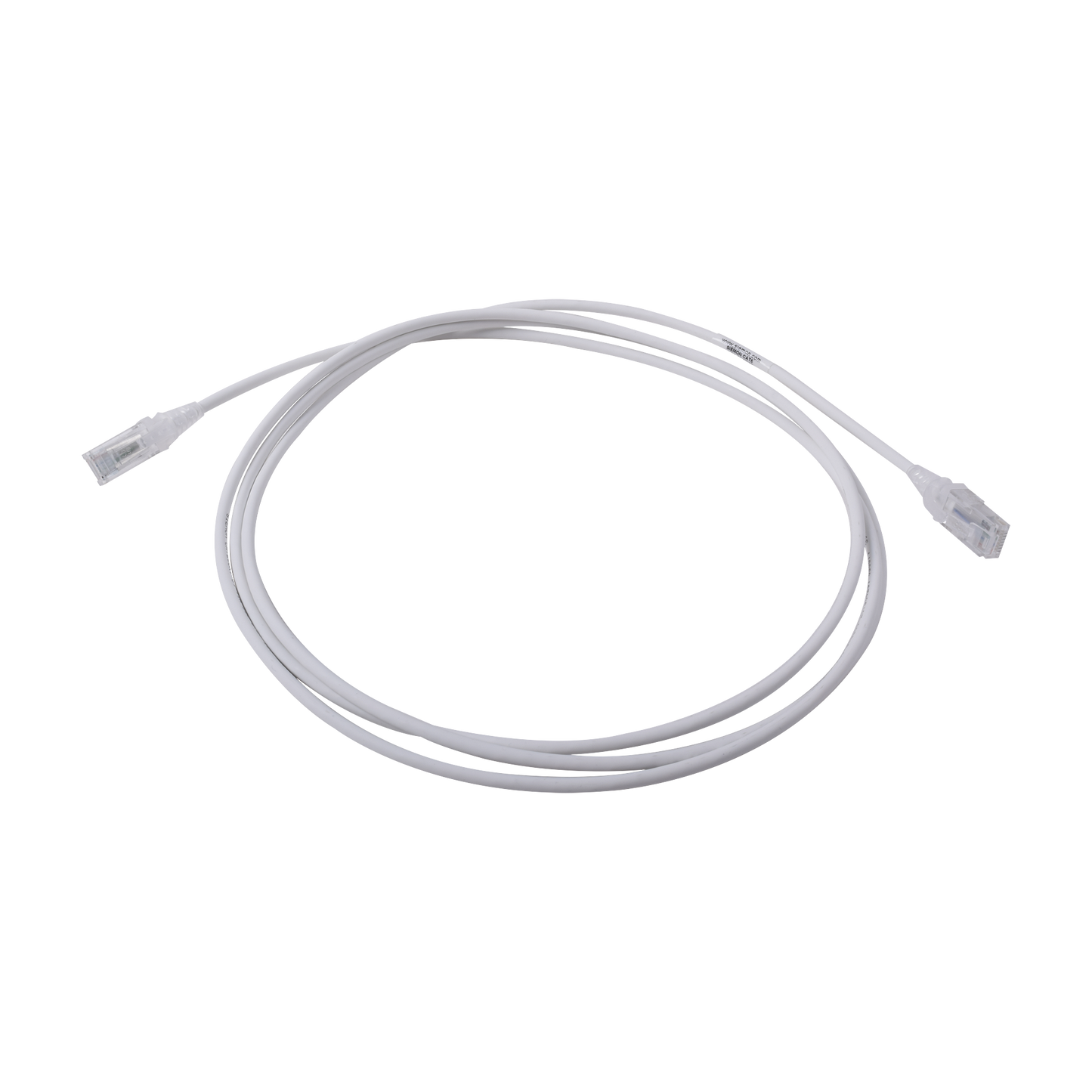 MC6-07-0228 - Patch Cord MC6 Modular Cat6 UTP, CM/LS0H, 2.13 Metros (7 Pies), Color Blanco, Di�metro Reducido (28AWG)