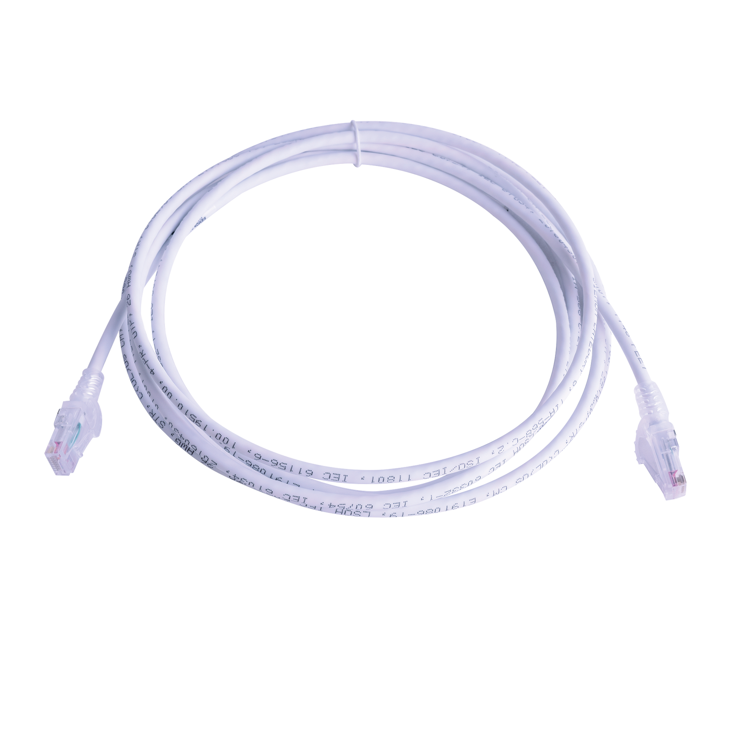 MC6-10-02B - Patch Cord MC6 Modular Cat6 UTP, CM/LS0H, 3.05 Metros (10 Pies), Color Blanco, Versi�n Bulk (Sin Empaque Individual)
