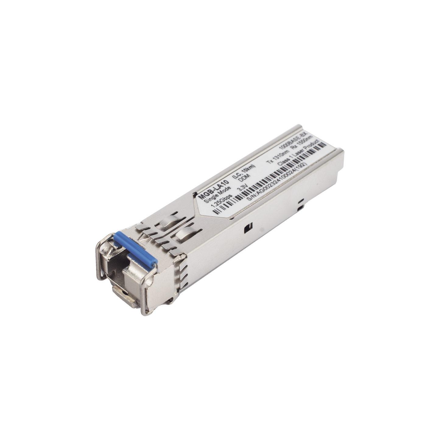 MGB-LA10 - Transceptor WDM Mini-Gbic SFP 1G LC TX:1310nm RX:1550 Para Fibra Mono Modo 10 Km, Requiere MGB-LB10