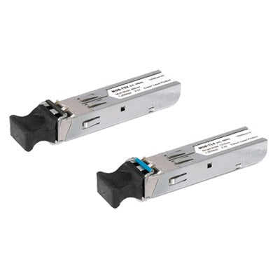 MGB-TLX - Transceptor Industrial, Puerto SFP 1000BASE LX, Conector LC, Fibra Monomodo, Hasta 20 km, Soporta Temperatura de -40 a 75°C