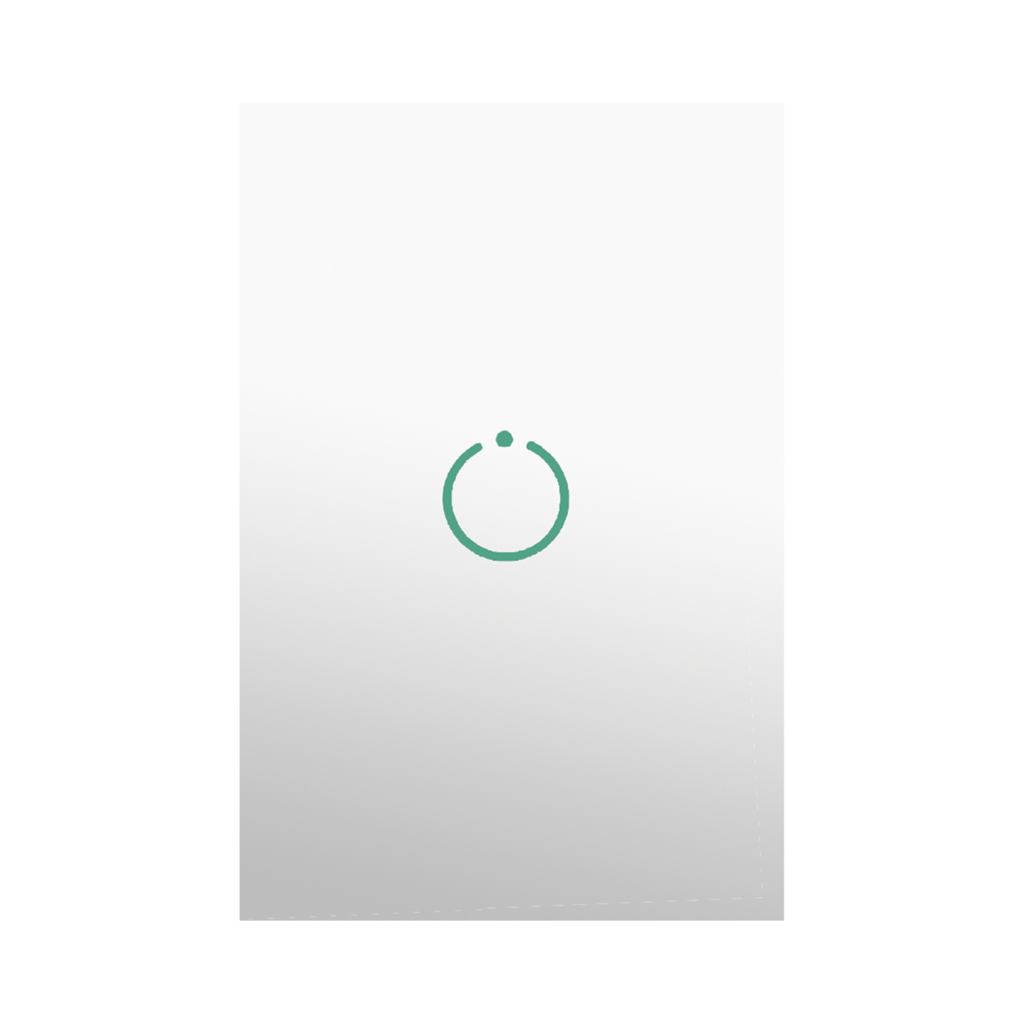 MHS511 - (ZWAVE) Interruptor On/Off panel táctil touch inalámbrico Zwave Plus 1 boton. Compatible con Hubitat HC8, Álula M2M, otro