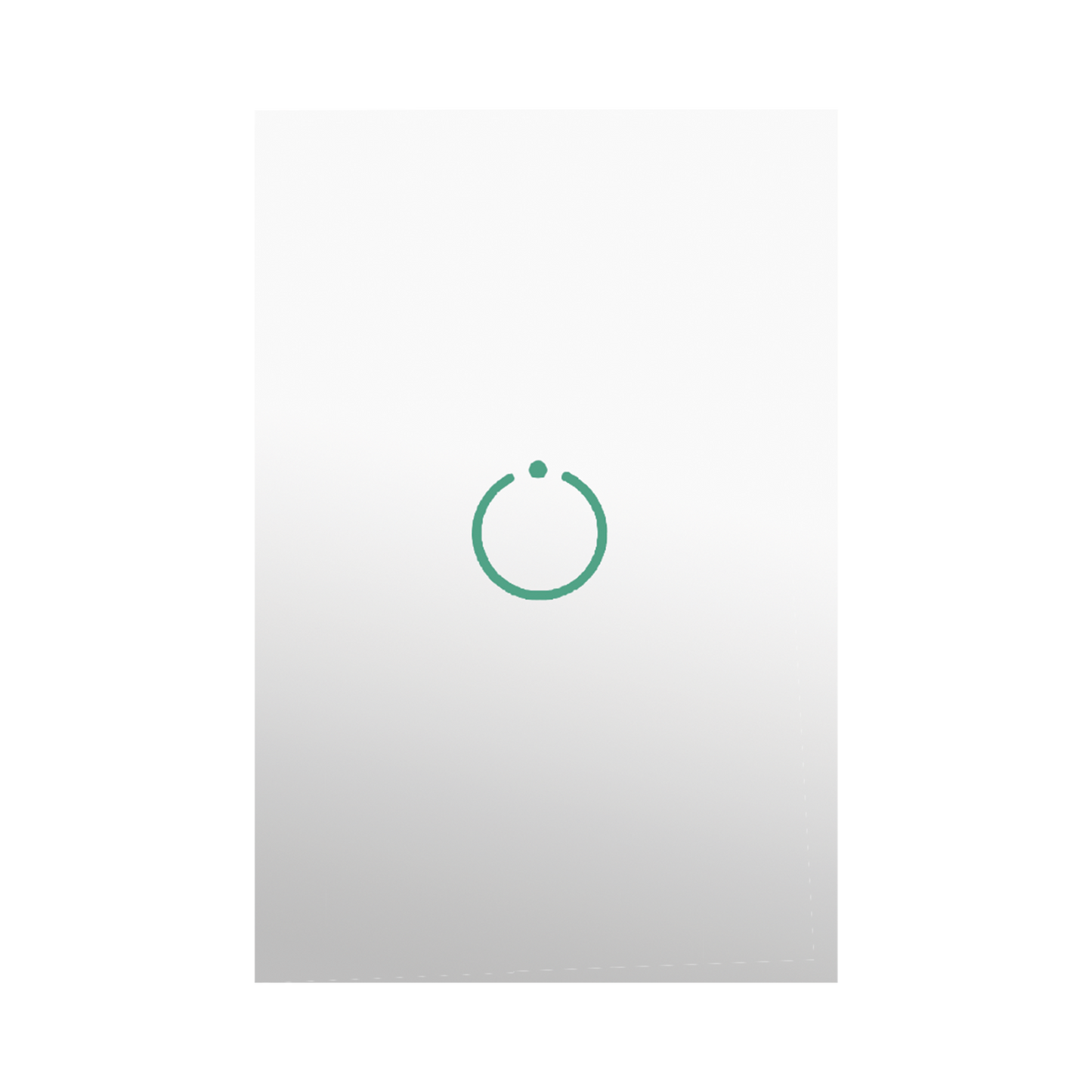 MHS511SL - (ZWAVE) Interruptor On/Off panel táctil touch inalámbrico Zwave Plus 1 boton. No requiere cable neutro, Compatible con Hubitat HC8, Álula M2M, otros