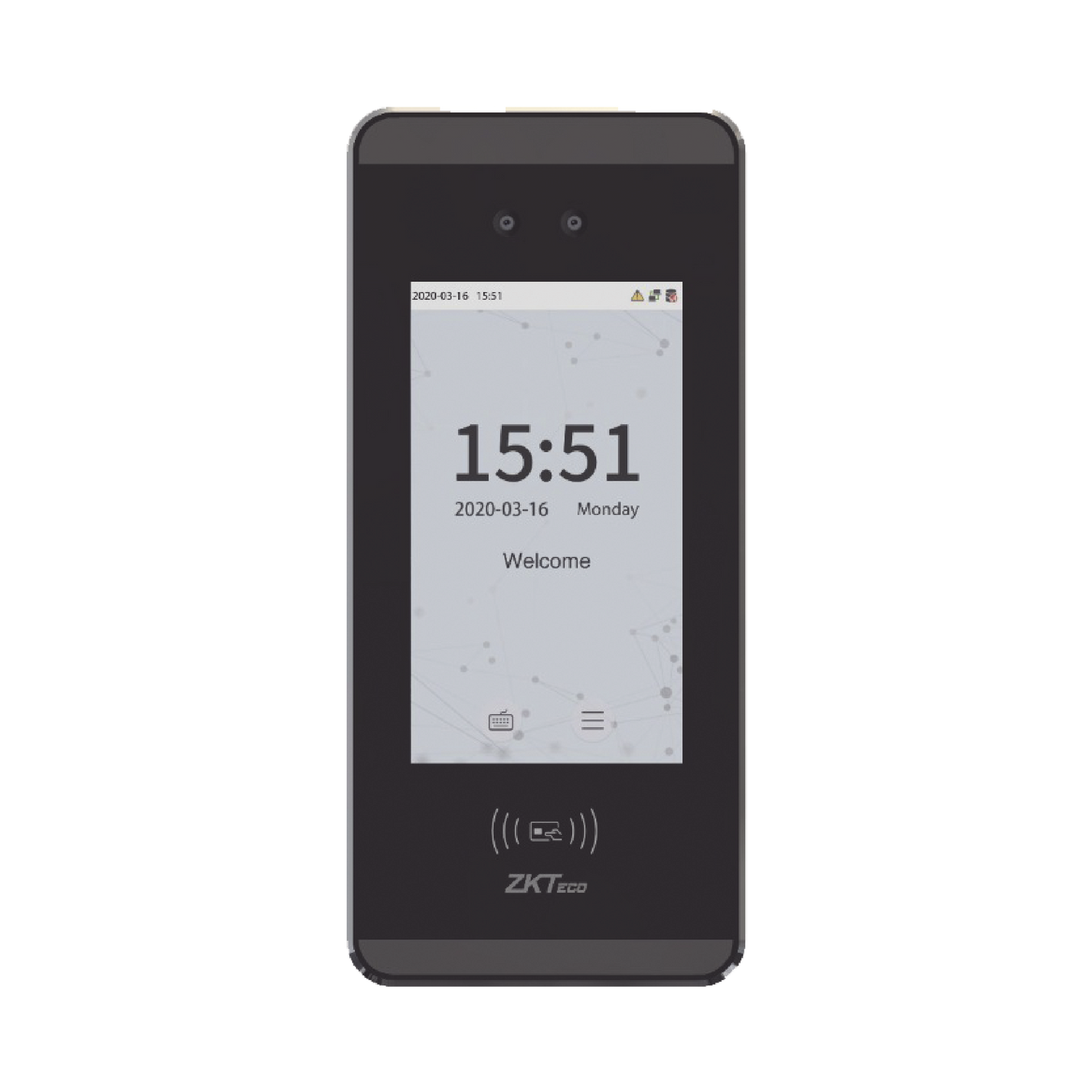 MINI-AC-PLUS Terminal de reconocimiento Facial para 3,000 usuarios / Lector de tarjetas EM / Compatible con ZKBioAccess y ZKBiosecurity