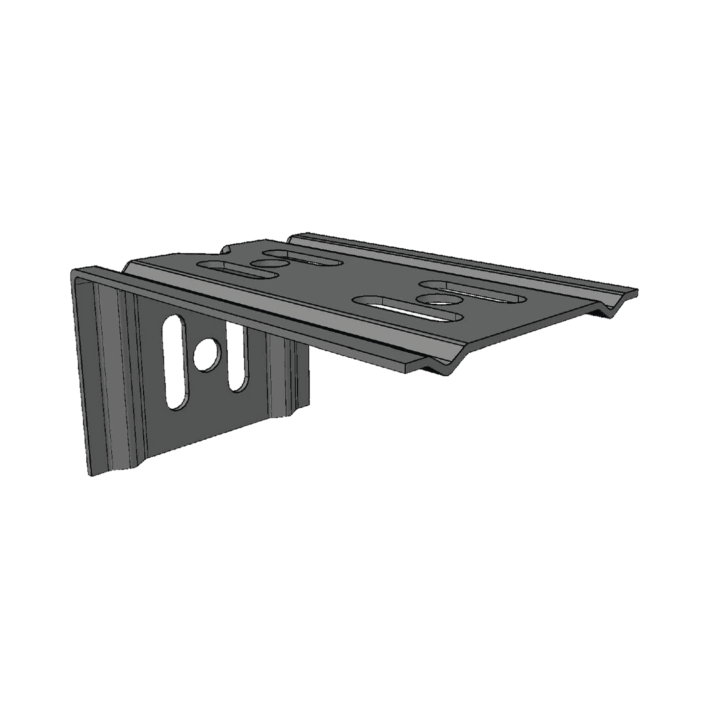 ML-MEC-100EZ - Ménsula Para MallaFils, para montaje en pared, para anchos de charola de 100 mm, con acabado electrozinc