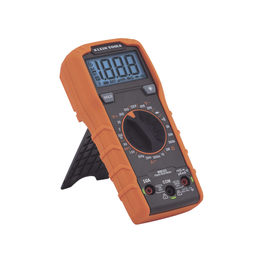 MM325 Multímetro Digital con Selección Manual Rango 600V CAT III con Protección de Alerta LED del Cable de Prueba